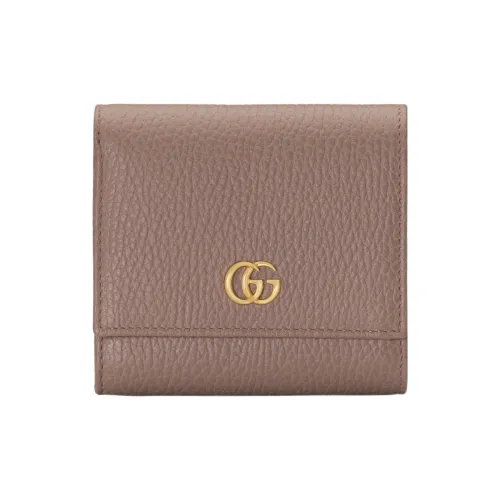 GUCCI GG Marmont Кожа Кошелек Женские Розовый