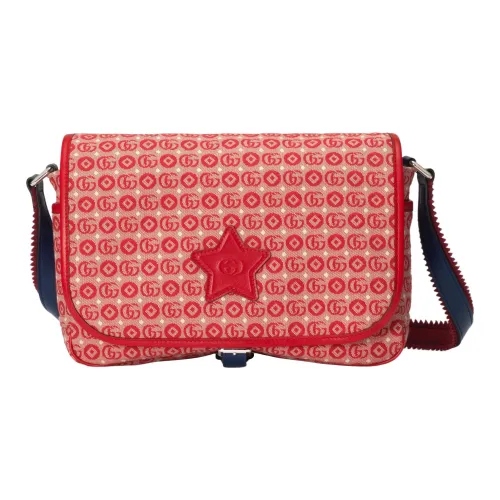 GUCCI Хлопок Жаккард Сумка через плечо Детская Красная