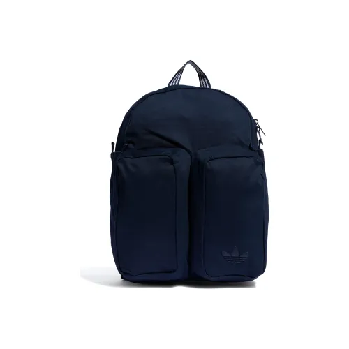 Adidas Originals Cotton Backpack Regular Unisex Dark Blue Adidas Originals Хлопок Рюкзак Стандартный Унисекс Темно-синий