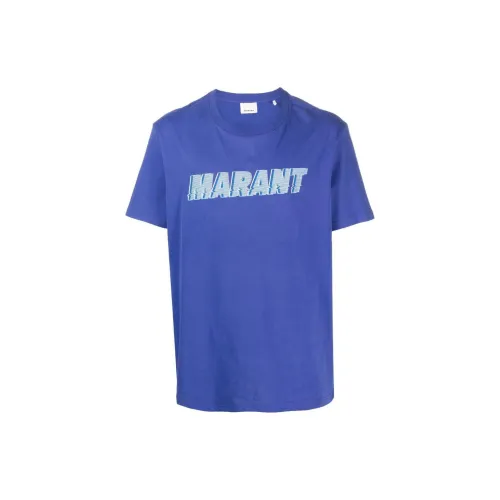 ISABEL MARANT Фиолетовый Мужская T-Рубашка