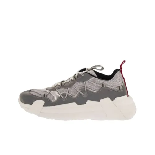 Moncler Низкий Топ Повседневная Обувь Мужская Серый