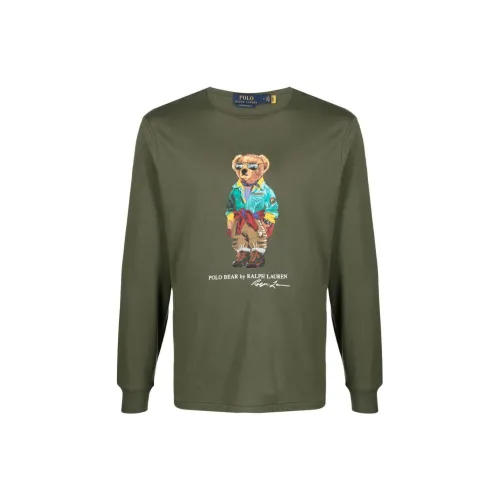 Polo Ralph Lauren Зеленые Мужские T-рубашки