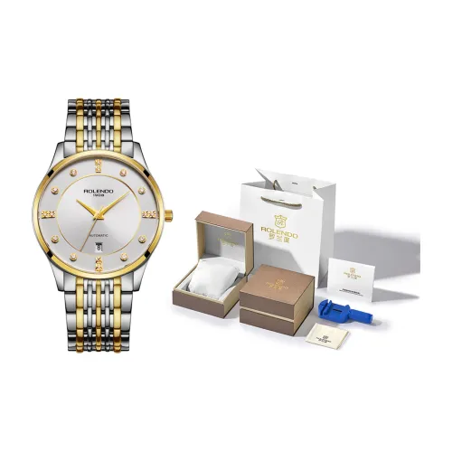 ROLENDO R Автоматический механический механизм Мужские часы 38мм*38мм*10мм Серебряный