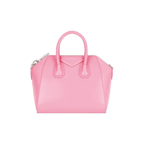 GIVENCHY Antigona Телячья кожа Сумка через плечо Сумка Мини Женская Розовая
