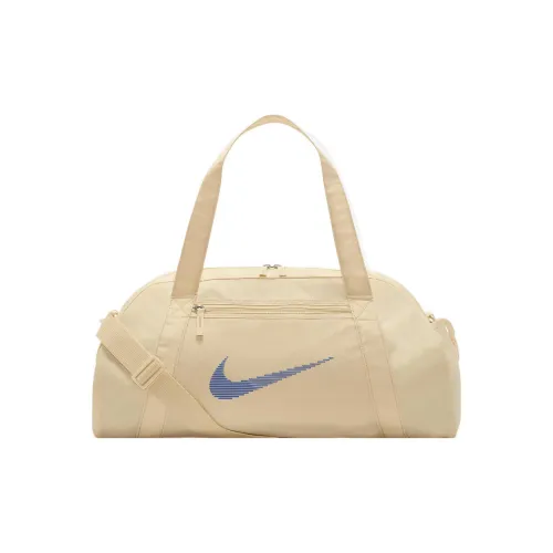 nike Полиэстер Сумка Сумка через плечо Сумка через плечо Спортивная сумка Большая Унисекс Бежевая