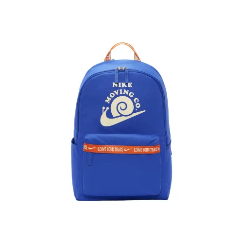 Nike Heritage Polyester Backpack Regular Unisex Blue Найк Heritage Полиэстер Рюкзак Стандартный Унисекс Синий