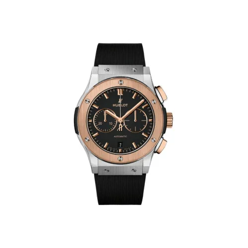 HUBLOT Автоматический Механический Механизм Мужские Классические Фьюжн Часы 42 мм Черные