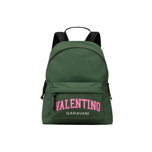 Valentino Garavani Nylon Backpack Men's Green Валиентино Гаравани Нейлоновый Рюкзак Мужской Зеленый