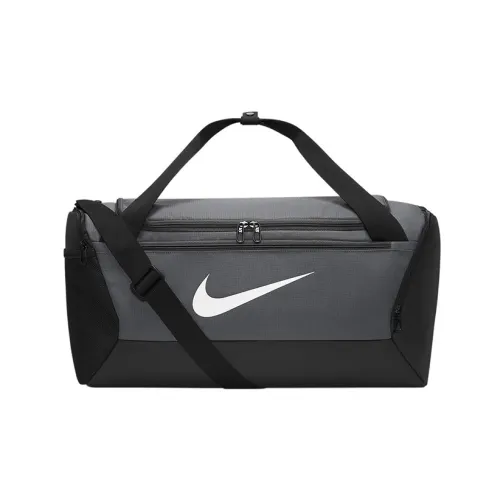 Nike Brasilia Полиэстер Одно плечо Через плечо Портативная Путешественная Сумка Спортивная Сумка Маленькая Унисекс Черная Серый