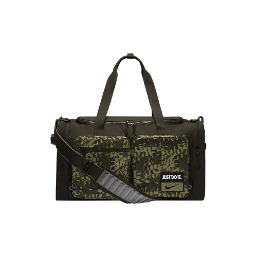 nike Полиэстер Путешественная Сумка Спортивная Сумка Средняя Унисекс Армейский Зеленый