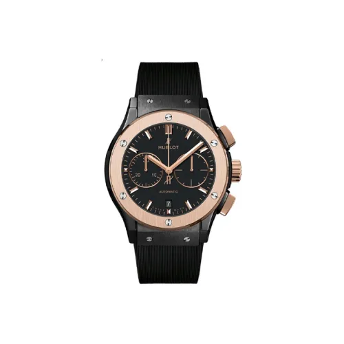 HUBLOT Автоматический Механический Механизм Мужские Классические Фьюжн Часы 42 мм Черные