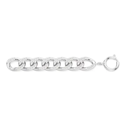 Swarovski Dextera Родиевое покрытие, Искусственный кристалл, Ювелирные аксессуары, Серебряный, Женские
