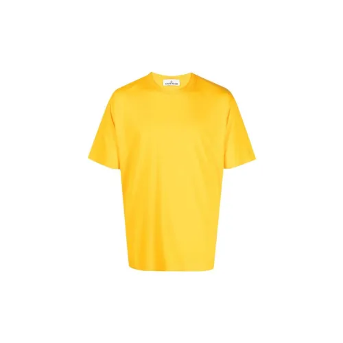 Stone Island Желтая Мужская Футболка