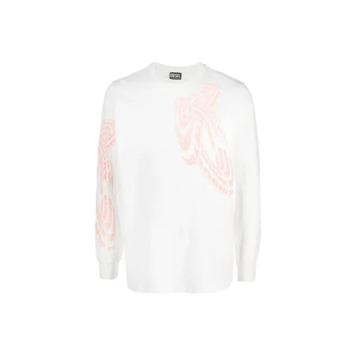 DIESEL Белая Мужская T-Рубашка