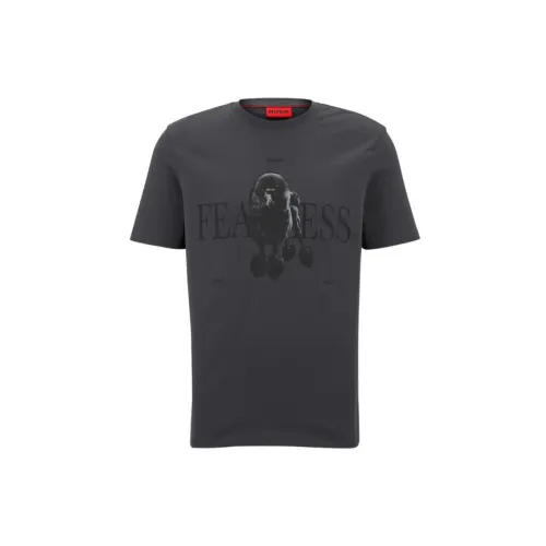 Hugo Boss Черный Серый Цвет Мужская T-Рубашка