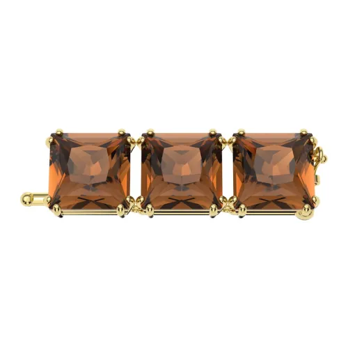 Swarovski Millenia Искусственный Кристальный, Золотой Покрытый Ювелирные Аксессуары Коричневый Женские