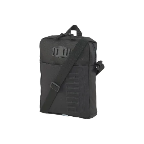 PUMA Полиуретан Маленькая Квадратная Сумка Сумка через плечо Сумка через плечо Маленькая Унисекс Черная