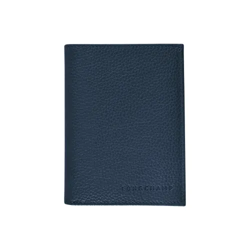 LONGCHAMP Le Foulonné Коровья кожа Кошелек Мужской Морской синий