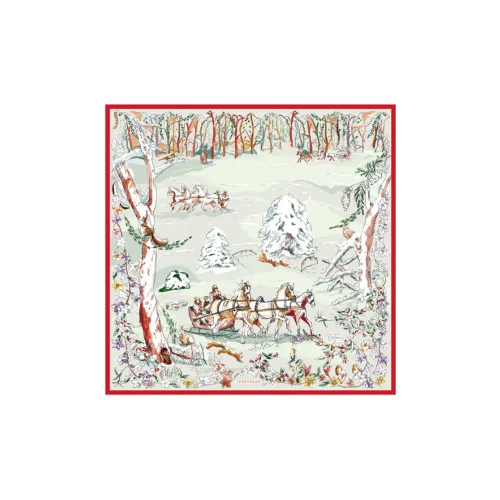 LONGCHAMP Шелковые шарфы Женские Многоцветные