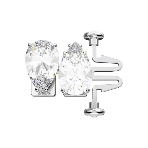 Swarovski Millenia Cubic Zirconia, Родиевое покрытие, ювелирные аксессуары, серебряные, женские