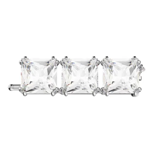 Swarovski Millenia Родиевое покрытие, Искусственный кристалл, Ювелирные аксессуары, Белый, Женские