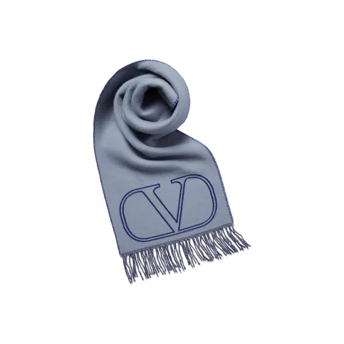 Valentino KNIT Шарф Мужской Синий