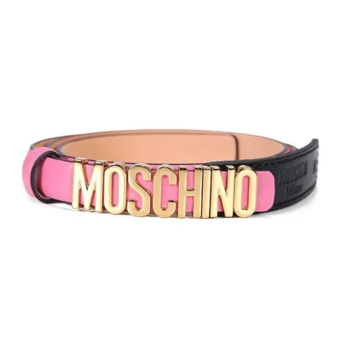 MOSCHINO Кожаные ремни Розовый Женские