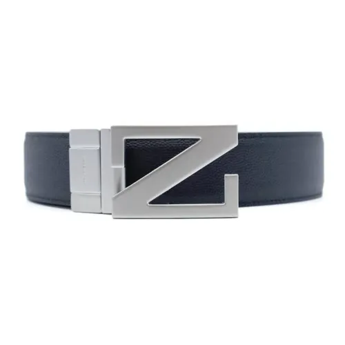 Ermenegildo Zegna Кожаные ремни Синий Мужской
