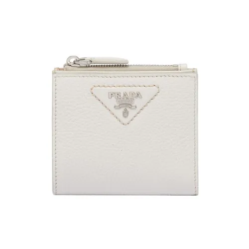PRADA Кожа Кошелек Мужской Белый