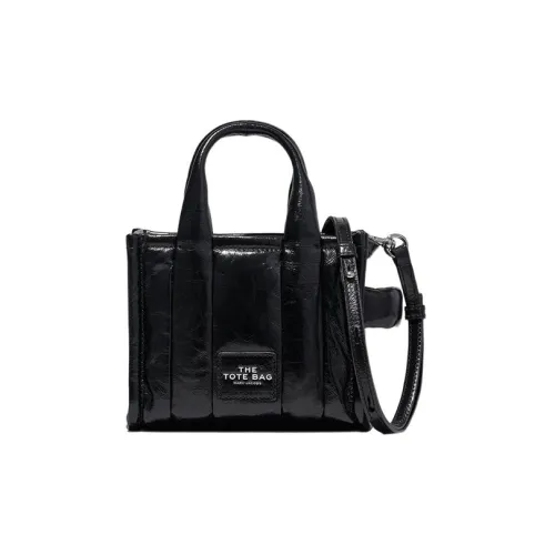 MARC JACOBS Lambskin Tote Bag Shopping Bag Handbag Shoulder Bag Crossbody Bag Mini Women's Black