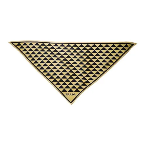 PRADA Шелковые шарфы Женские Желтые