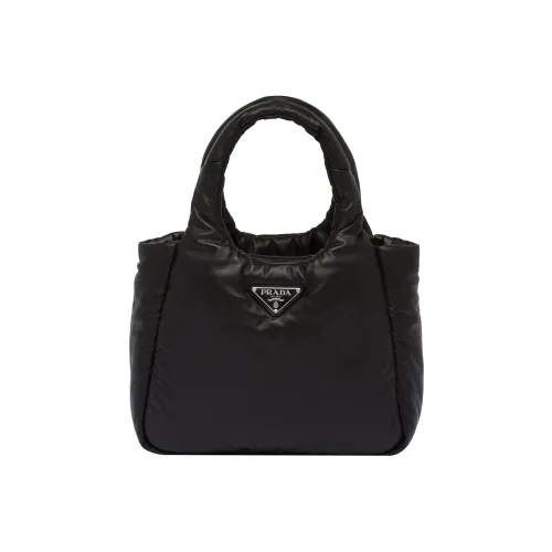 PRADA Мягкий Сумка из кожи овцы сумка для покупок сумка женская черная