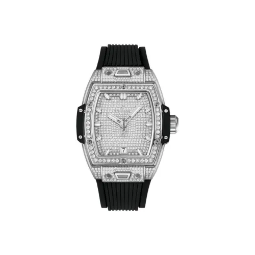 HUBLOT BIG BANG Soul Автоматический Механический Часы Мужские Циферблат 39 мм Серебристый Титан Корпус Часы
