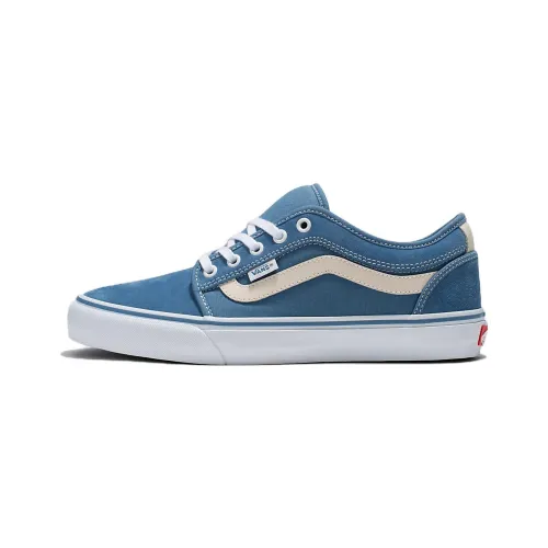 Vans Chukka Low Sidestripe Low Топ Скейтборд Кроссовки Унисекс Синий Белый