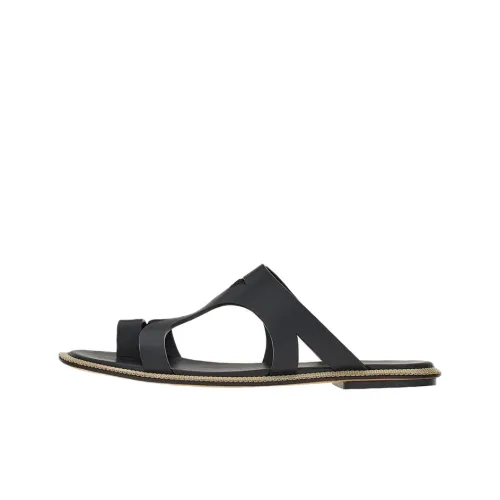 Ferragamo Слипоны Женские Черные