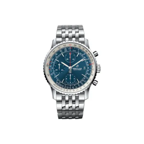 Breitling Aviation Chronograph Collection Автоматический механический механизм Мужские часы Часы Синий циферблат