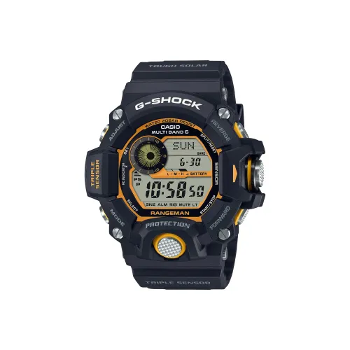 CASIO Кварцевый механизм Мужской Мастер OF серия LAND Часы 55,2мм*53,5мм*18,2мм Черный