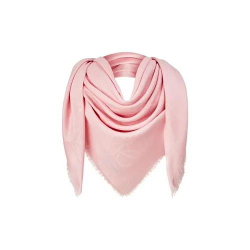 LOEWE Шелковые шарфы Розовый Женские