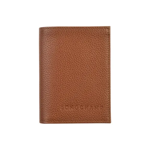 LONGCHAMP Le Foulonné Коровья кожа Кошелек Мужской Карамельно-коричневый