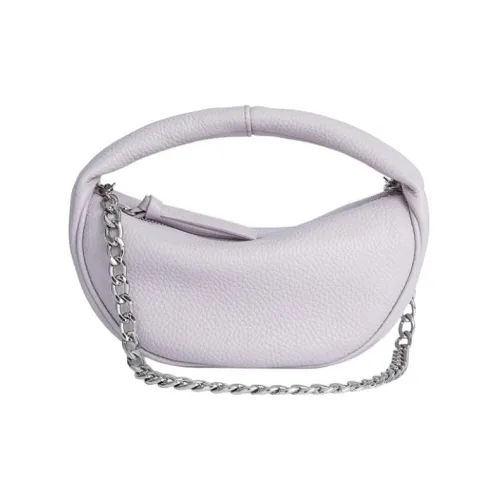 By Far Baby Cush Коровья кожа Сумка через плечо Сумка Женская Фиолетовая