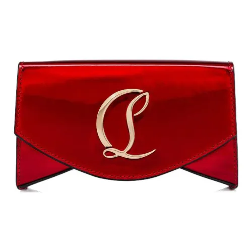 CL LUBOTING Лакированная кожа Телячья кожа Сумка через плечо Маленькая Женская Красная