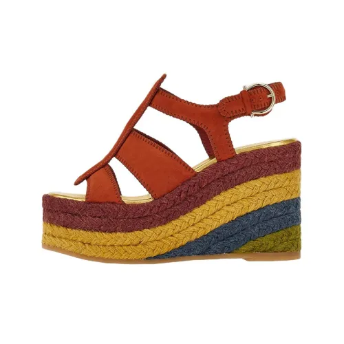 FERRAGAMO One Ремень Сандалии Женские Красные