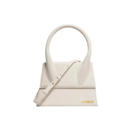 Jacquemus Le Chiquito Хлопок Сумка через плечо Сумка Большая Женская Светло-Серый