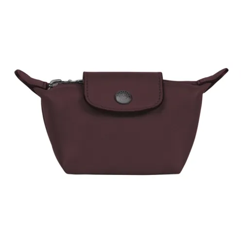 LONGCHAMP Le Pliage Cuir Овчина Сумка-пельмень Монета Кошелек Стандартный Женский Бордовый Красный