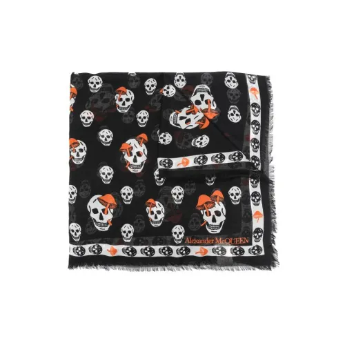 Alexander McQueen Модальные вязаные шарфы женские