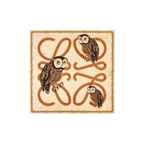 LOEWE Шелковые шарфы Желтые Женские