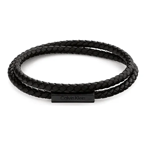 CALVIN KLEIN Логотип Mark Double Layer Ткани вязаные Кожа Наручные повязки Мужской