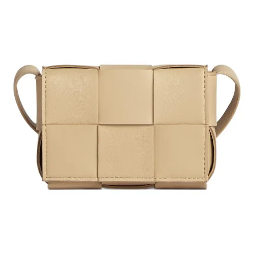 Bottega Veneta Овчина Тофу Сумка через плечо Мини Женская Овсяная