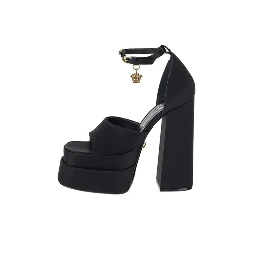 VERSACE One Ремень Сандалии Женские Черный