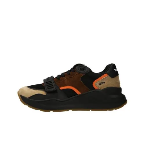 Burberry Ramsey Амортизация Низкий Топ Спортивная Повседневная Обувь Мужская Черная